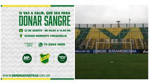 Imágenes del estadio de defensa y justicia. Campana De Donacion De Sangre En La Cancha De Defensa Y Justicia Varela Informa