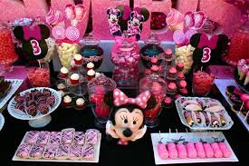 Minnie's dot style keeps things sharp and edgy for those who love great style with a hint of feisty fun. 33 Minnie Mouse Themed Candy Buffet Ideas Minnie Mouse Birthday Party Decorations Candy Birthday Party Minnie Mouse Birthday Decorations