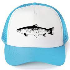 Fly Fishing Trucker Hat Fish Outline Chalktalksports In 2021 Fishing Outfits Fly Fishing Bass Fishing Gifts