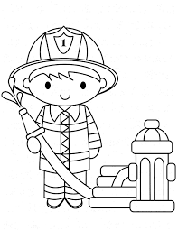 Click the button below to download and print this coloring sheet. Online Coloring Pages Hydra Coloring Page A Firefighter From A Fire Hydrant Fire
