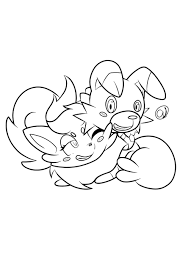 Zorua sometimes transforms into a person and goes into cities to search for food. Zorua And Rockruff Cousins Coloring Page I Made By Sugarlemondrops On Deviantart