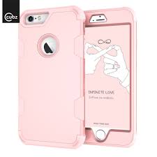 Battery housing door for iphone 6s plus 5.5 with logo hybrid metal back cover replacements with free tools,rose gold. Husa Iphone 6 6s Plus Hybrid Heavy Duty 3 Piece Rose Gold Cubz Livrare 24h