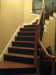 Black Stair Risers Stair Risers Painted Black Dark Riser Lighter Tread Painted Stair Risers Wooden Stairs Stairs