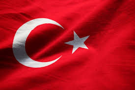 Turkische Flagge Sprechblase Premium Foto