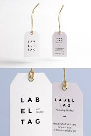 Customizable Paper Label Tag Mockup Freebie Price Tag Design Design Freebie Hang Tag Design