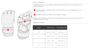 fairtex mma gloves size chart the best quality gloves