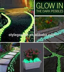 Source Garden Supplies Glow In The Dark Pebble Stone On M Alibaba Com Backyard Landscaping Garden Supplies Backyard