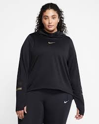Nike Icon Clash Womens Long Sleeve Running Top Plus Size