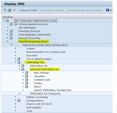 Step By Step Document For Withholding Tax Configuration Sap Blogs