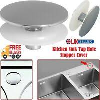 sink/tap hole cover/cap chrome plastic