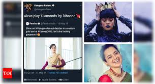 Born 23 march 1987) is an indian actress and filmmaker who works in hindi films. Kangana Ranaut S Old Tweet Fangirling Over Rihanna S Song Diamonds Resurfaces As She Calls Singer A Fool For Supporting Terrorist Farmers Eagles Vine Eagles Vine