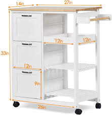 You can explore the entire selection of allmodern kitchen. Buy Nsdirect Kitchen Island Cart Industrial Kitchen Bar Serving Cart Rolling On Wheels Utility Storage Trolley With 3 Tier Wine Rack Shelves Three Storage Drawers Soild Rubber Wood Top White Online In Vietnam B08dckxx4s