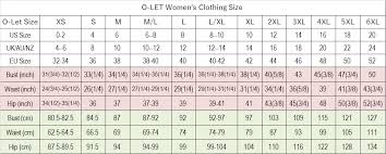 Size Chart M Oletshop Com