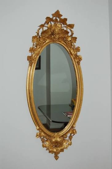 Oval Looking glass; 1860-1880; 5041 | eHive
