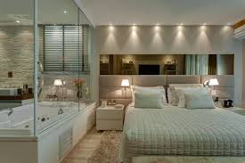 Suite Com Banheira Banheiro Integrado Modelos De Quartos Quarto De Casal