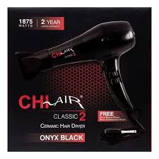 Don't purchase a blow dyer without viewing this first. Chi Chi Air Classic 2 Ceramic Hair Dryers Onyx Black With Round Brush And Drawstring Bag Walmart Com Walmart Com
