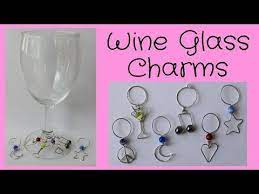 Diy Wine Glass Charms 6 Wire Designs Youtube Wine Glass Charms Wire Art Diy Wine Glass