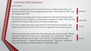 Kami akan membantu kalian untuk memanggil memori itu kembali. Teks Anekdot Oleh Nia Sofyana S Pd Ppt Download