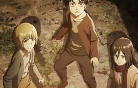 たくじ｜エンタメ×お金の得ネタ図解 on X: 進撃の巨人 Season3 46話 エレン『なぁ…この街の子供達はまるで…あの日の俺達みたいだな』  アルミン『ああ…でも！あの日と違うのは壁の上に巨人を迎え撃つ兵士がいてそれが僕らだってことだ！』 あの日の自分達と重ねておいて ...