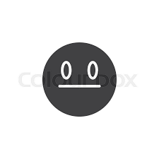 Just click on the symbol to get more information such as smileys symbol unicode, download smileys emoji as a png image at different sizes, or copy smileys symbol to clipboard then paste into your favorite application. Neutral Face Emoji Vector Icon Filled Stock Vector Colourbox