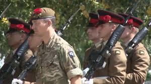 British Troops Mark Minden Day At Battlefield Memorial