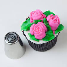 Russian 10 Petal Rose Tip By Gsa New Baking Tools Pans Misc Items Creative Cake Decorating Easy Cake Decorating Russian Cake Decorating Tips
