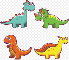 Illustration of cute dinosaur cartoon vector art, clipart and stock vectors. Dinosaur Clipart