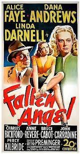 Eric stanton (dana andrews), thrown off a bus for not having the fare, begins to frequent a diner called all subtitles for fallen angel movie Noirsville The Film Noir Fallen Angel 1945