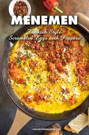 Menemen Spicy Recipes Menemen Recipe Healthy Breakfast Recipes Easy
