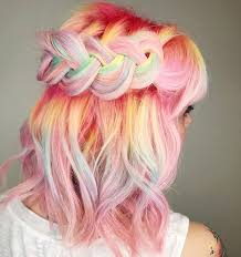 Short hair is so playful that there are a bunch of cool ways you can style it. 15 Bright Rainbow Hair Ideas To Make A Statement Styleoholic