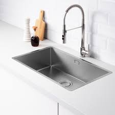 Norrsjon Inset Sink 1 Bowl Stainless Steel Find It Here Ikea In 2020 Inset Sink Sink Fitted Cabinets