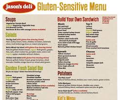 Jason S Deli Gf Menu Items Pdf Jasons Deli Vegetarian Vegetable Soup Oven Roasted Turkey