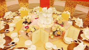 General table setting guidelines the lower edges of the utensils should be aligned with the bottom rim of the plate, about one (1) inch up from the edge of the table. Vip Table Setting By Wedding And You Bridestory Com