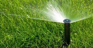 Sign In Water Grass Lawn Sprinklers Irrigation