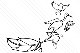 Download Feather With The End Flying Into Birds Svg Cut File By Creative Fabrica Crafts Creative Fabrica PSD Mockup Templates