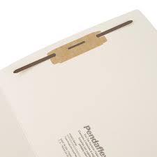 Pendaflex® double stuff® cutless®/watershed® file folders, letter size, manila, 1/3 cut, 50/bx. Pendaflex Pfx H10u13 Letter Size Fastener Folder With 2 Fasteners Straight Cut End Tab Manila 50 Box