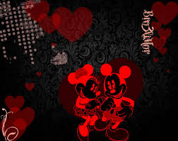 Wallpaper Minnie Mouse Background Red And Black Mickey and minnie mouse in cup wallpaper. wallpaper minnie mouse background red