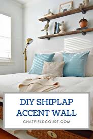 Lately shiplap has become a popular choice for interior finishes too, thanks to its rustic charm and subtle texture. Diy Shiplap Wall Chatfield Court