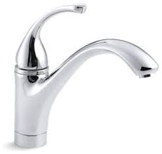 kitchen sink faucet with lever handle