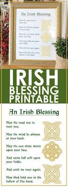 Irish christmas traditions and irish christmas customs such as christmas plum pudding sweet irish blessing. Irish Blessing Printable Free And Easy Decor Idea