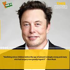 Business magnate, @elonmusk bemoans unconsentual sterilization of children  #YfmKumasiAt10 #ThisHourOnY