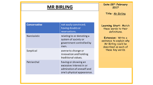 An Inspector Calls Revision Sow Inspector Calls An Inspector Calls Revision English Literature