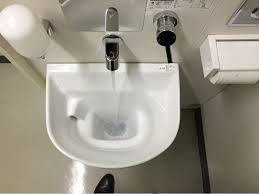 this sink looks like a toilet and is