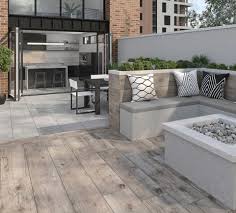 Wood Effect Outdoor Garden Design Contemporary Rustic Patio Flooring Outdoor Tile Patio Outdoor Porcelain Tile