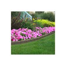 Multy Home Roman Stone 4 Ft Rubber Earth Edge Mt5001290hd The Home Depot Backyard Remodel Outdoor Garden Landscape Curbing