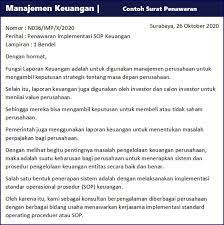 Surat penawaran merupakan suatu surat yang ditujukan kepada suatu instansi yang bertujuan untuk menawarkan sesuatu. Contoh Surat Penawaran Harga Barang Jasa Dan Kerjasama