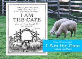 The sheep ovis aries is a domestic herbivorous mammal of goats subfamily species, which are from the large family of cattle. I Am The Gate Coloring Page Flanders Family Homelife