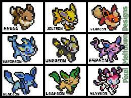 Eevee Evolutions Pokemon Pixel Art Pixel Art Pokemon Pixel Art Pokemon This eevee will loyally follow its departed trainer as long as they remain a spirit. eevee evolutions pokemon pixel art