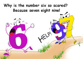 Why Is The Number Six So Scared Math Jokes Funny Math Jokes Math Puns