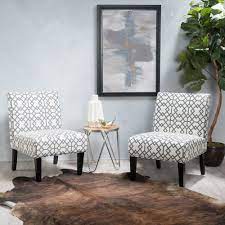 The best master furniture regency teal floral living room accent chair brings traditional style to your bedroom or living space. Casie Grey Geometric Patterned Fabric Accent Chair Set Of 2